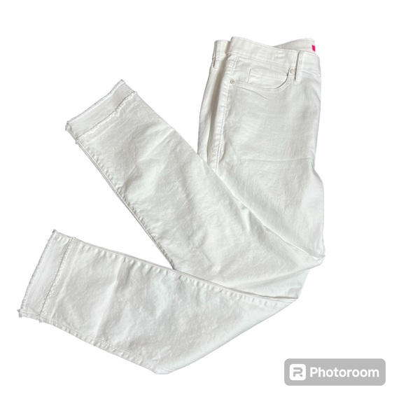 Lilly Pulitzer South Ocean High-Rise Skinny Jeans In Resort White Sz 12 NWT